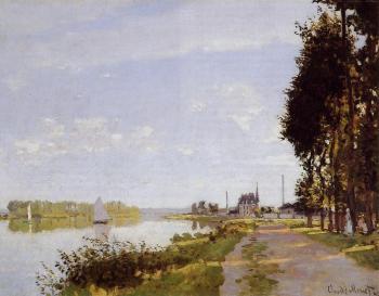 Claude Oscar Monet : The Promenade at Argenteuil